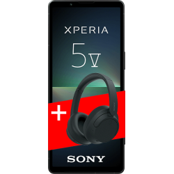 Sony Xperia 5 V Black + Sony WH-CH720N Gojischwarz