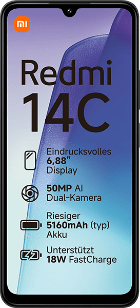 Xiaomi Redmi 14C Midnight Black + Xiaomi Redmi Buds 6 Active Black