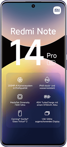 Xiaomi Redmi Note 14 Pro 5G Lavender Purple + Xiaomi Redmi Buds 6 Active Black