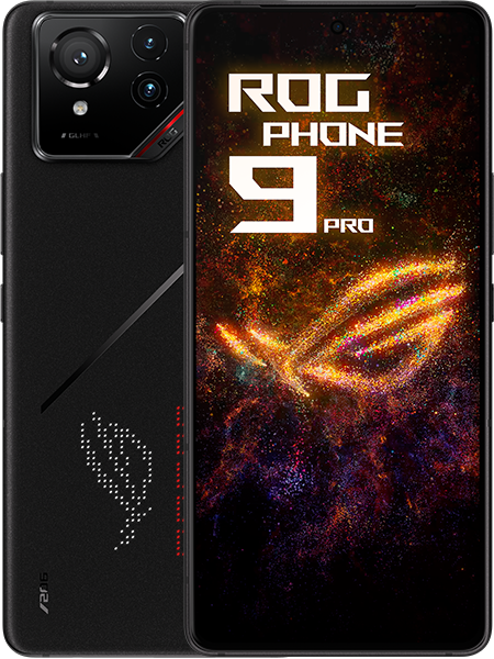 ASUS ROG Phone 9 Pro Phantom Black + ASUS Chromebook CX 15 Transparent Silver