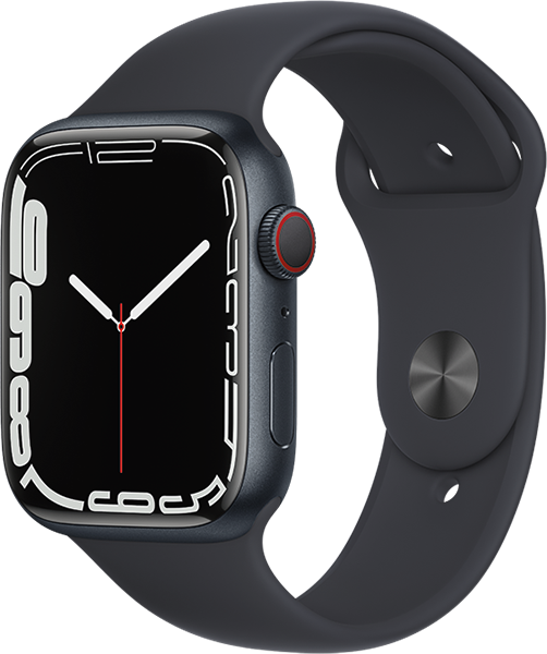 Apple Watch S7 GPS+Cell 45mm Mitternacht